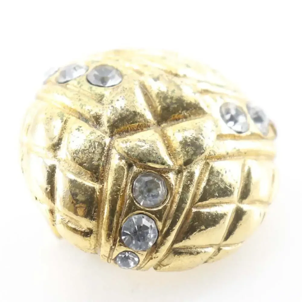 Chanel Vintage Earrings Rhinestone #256811C61B